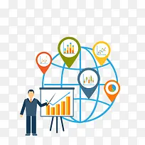 扁平化数据信息ppt元素-空若网 扁平化数据信息ppt元素-空若网