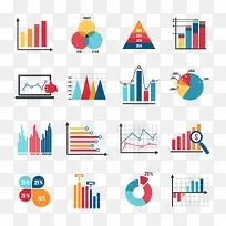 扁平化数据信息ppt元素-空若网 扁平化数据信息ppt元素-空若网