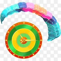 彩色卡通转盘降落伞-空若网 彩色卡通转盘降落伞-空若网