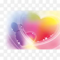 艺术星光爱心背景-空若网 艺术星光爱心背景-空若网
