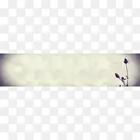 黑色光晕薰衣草背景banner-空若网 黑色光晕薰衣草背景banner-空若网