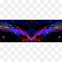 璀璨星光光点背景banner-空若网 璀璨星光光点背景banner-空若网