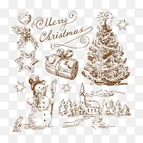矢量圣诞节元素-空若网 矢量圣诞节元素-空若网