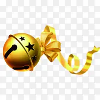 金属质感圣诞节元素铃铛-空若网 金属质感圣诞节元素铃铛-空若网