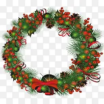 高清摄影合成圣诞节元素花环-空若网 高清摄影合成圣诞节元素花环-空若网