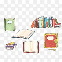 水彩书本-空若网 水彩书本-空若网