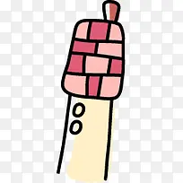 手绘房子情书卡通插画-空若网 手绘房子情书卡通插画-空若网