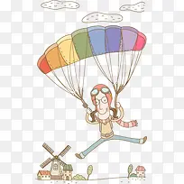 商业插画手绘卡通-空若网 商业插画手绘卡通-空若网