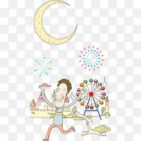 商业插画手绘卡通-空若网 商业插画手绘卡通-空若网