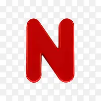 幼圆纯色字母n-空若网 幼圆纯色字母n-空若网