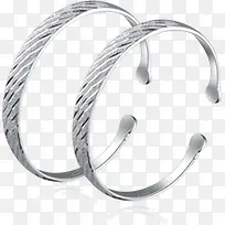 纯银手镯高清白色-空若网 纯银手镯高清白色-空若网