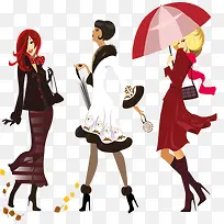 三个时尚女人-空若网 三个时尚女人-空若网