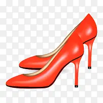 矢量礼服卡通手绘高跟鞋-空若网 矢量礼服卡通手绘高跟鞋-空若网