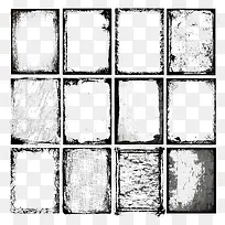 矢量墨迹边框-空若网 矢量墨迹边框-空若网