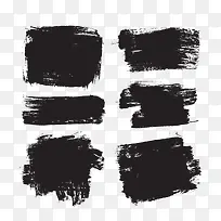 矢量墨迹边框-空若网 矢量墨迹边框-空若网