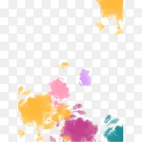 水彩墨迹晕染-空若网 水彩墨迹晕染-空若网