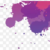 彩色墨迹素材-空若网 彩色墨迹素材-空若网