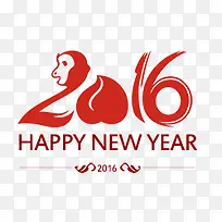 2016新年快乐字体-空若网 2016新年快乐字体-空若网