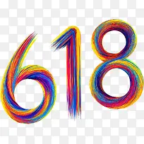 京东618彩色logo-空若网 京东618彩色logo-空若网