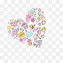 彩色可爱爱情字母冰激凌礼物-空若网 彩色可爱爱情字母冰激凌礼物-空若网