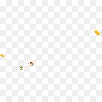 黄色可爱玩耍女孩-空若网 黄色可爱玩耍女孩-空若网