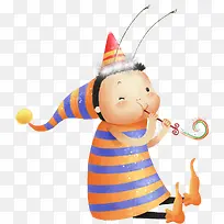 手绘卡通可爱玩耍-空若网 手绘卡通可爱玩耍-空若网