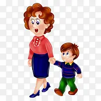 妈妈和孩子-空若网 妈妈和孩子-空若网