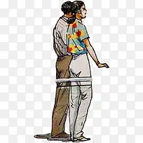 创意手绘漫画小朋友-空若网 创意手绘漫画小朋友-空若网