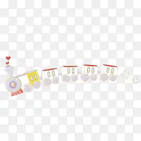 冒着爱心的火车-空若网 冒着爱心的火车-空若网