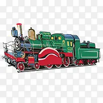卡通手绘火车-空若网 卡通手绘火车-空若网