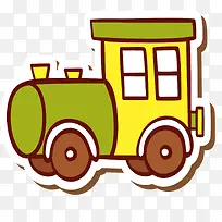 矢量手绘火车头素材-空若网 矢量手绘火车头素材-空若网