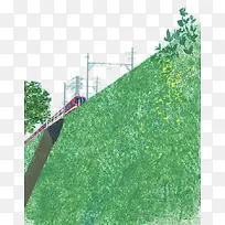插画-火车-空若网 插画-火车-空若网