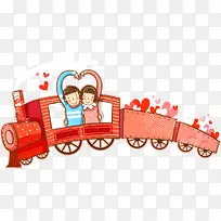 矢量卡通火车-空若网 矢量卡通火车-空若网