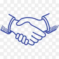 手绘握手-空若网 手绘握手-空若网