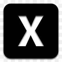 应用程序微软Excel黑色图标-空若网 应用程序微软Excel黑色图标-空若网