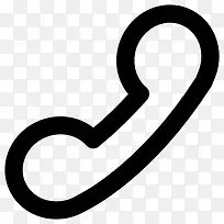 电话听筒图标-空若网 电话听筒图标-空若网