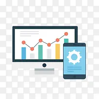 矢量电脑和手机-空若网 矢量电脑和手机-空若网