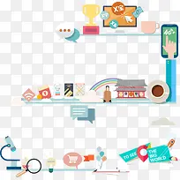 扁平化图形-空若网 扁平化图形-空若网