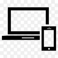 笔记本电脑和手机图标-空若网 笔记本电脑和手机图标-空若网