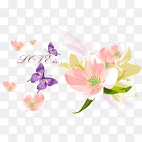 蝴蝶花设计授粉器花艺-春花-空若网 蝴蝶花设计授粉器花艺-春花-空若网