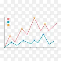 彩色折线数据分析-空若网 彩色折线数据分析-空若网