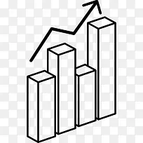 三维数据分析酒吧图形图标-空若网 三维数据分析酒吧图形图标-空若网