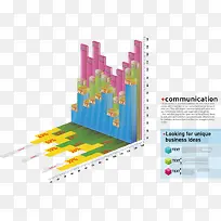 矢量立体几何图表-空若网 矢量立体几何图表-空若网