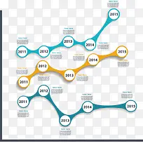 矢量折线图表-空若网 矢量折线图表-空若网