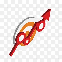 红色箭头-空若网 红色箭头-空若网