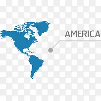 矢量创意设计美洲统计数据图-空若网 矢量创意设计美洲统计数据图-空若网