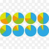 矢量PPT设计饼形图数据图表-空若网 矢量PPT设计饼形图数据图表-空若网