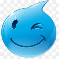 可爱蓝色水滴-空若网 可爱蓝色水滴-空若网