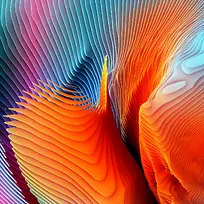 橙色手绘线条背景-空若网 橙色手绘线条背景-空若网