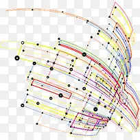 炫彩科技线条背景-空若网 炫彩科技线条背景-空若网